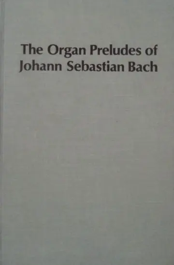 Cover of Organ Preludes of Johann Sebastian Bach