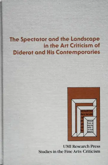 Cover of Spectator and the Landscape in the Art Criticism of Diderot and His Contemporaries