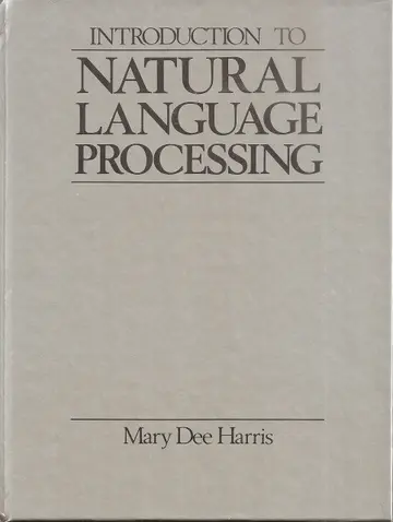 Cover of Introduction to Natural Language Processing