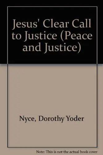 Cover of Jesus' Clear Call to Justice