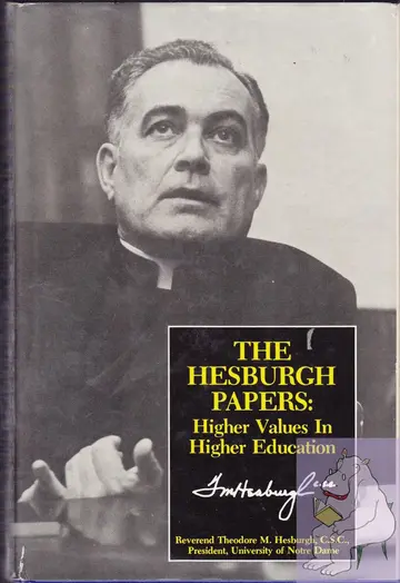 Cover of The Hesburgh papers