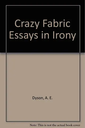 Cover of Crazy Fabric Essays in Irony