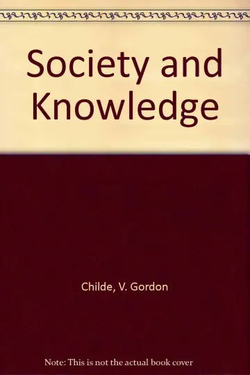 Cover of Society and Knowledge