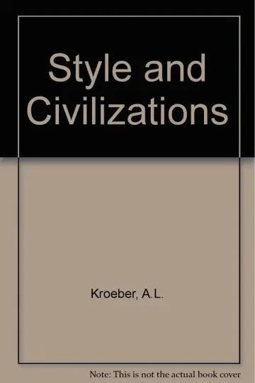 Cover of Style and Civilizations