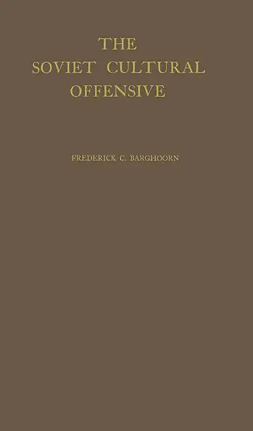 Cover of The Soviet Cultural Offensive