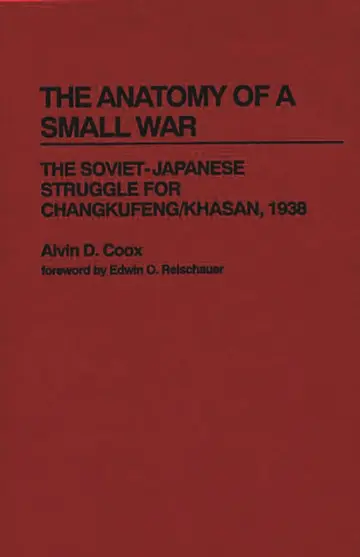 Cover of The Anatomy of a Small War