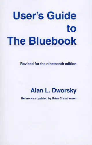 Cover of User's Guide to the Bluebook