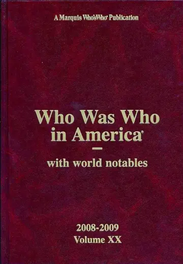 Cover of Who Was Who in America