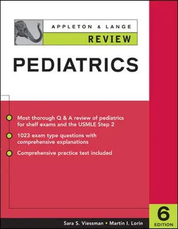 Cover of Appleton & Lange Review of Pediatrics