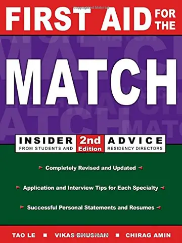Cover of First Aid for the Match