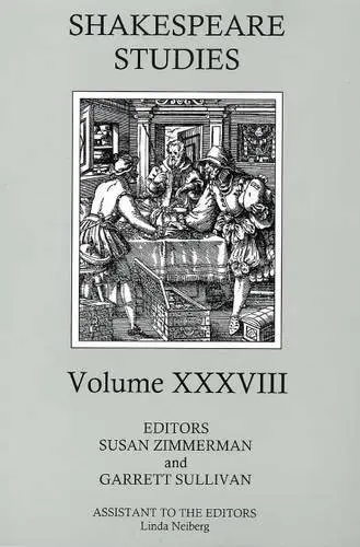 Cover of Shakespeare Studies Volume XXXVIII