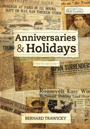 Cover of Anniversaries and Holidays