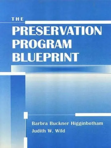 Cover of The Preservation Program Blueprint
