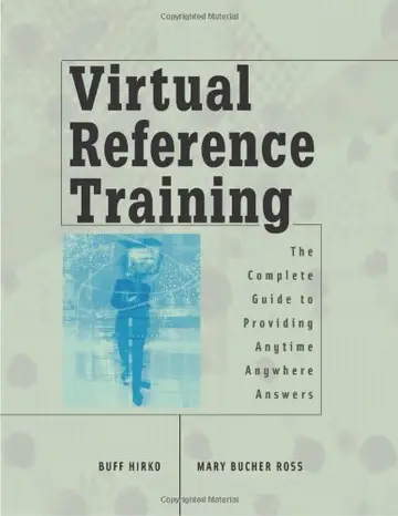 Cover of Virtual Reference Training