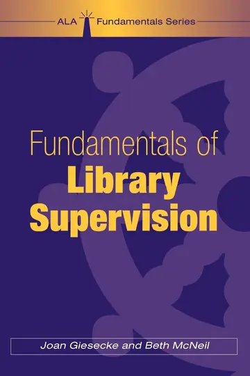 Cover of Fundamentals of Library Supervision
