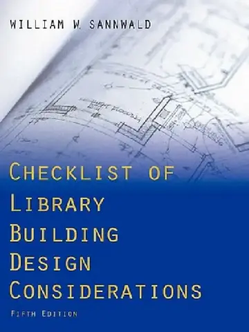 Cover of Checklist of Library Building Design Considerations