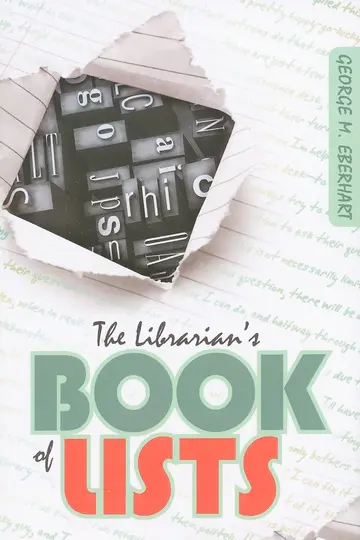 Cover of The Librarian's Book of Lists