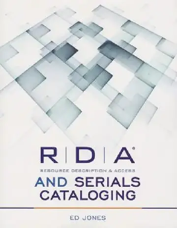 Cover of RDA and Serials Cataloging