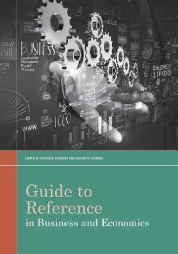 Cover of Guide to Reference in Business and Economics