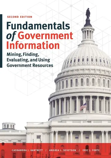 Cover of Fundamentals of Government Information