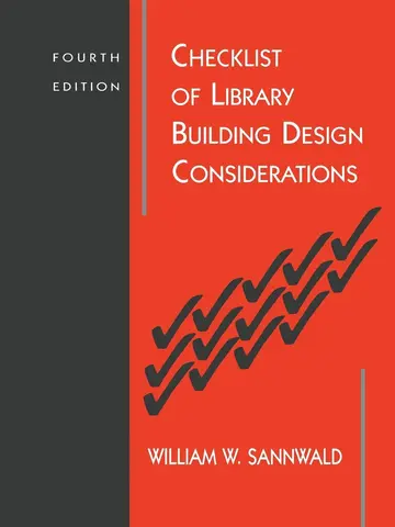 Cover of Checklist of Library Building Design Considerations