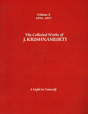 Cover of Collected Works of J Krishnamurti 1956-1957