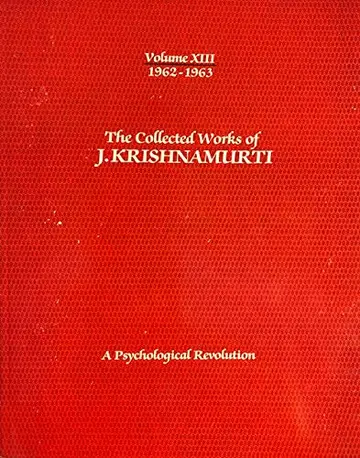 Cover of The Collected Works of J. Krishnamurti