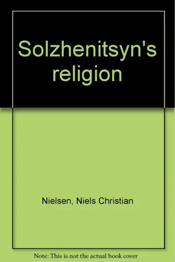 Cover of Solzhenitsyn's religion