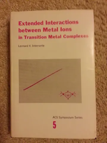 Cover of Extended Interactions Between Metal Ions in Transition Metal Complexes