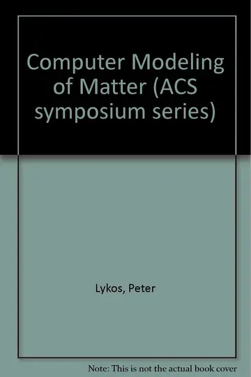 Cover of Computer Modeling of Matter