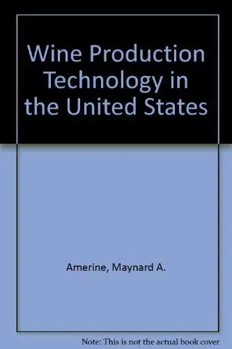Cover of Wine Production Technology in the United States