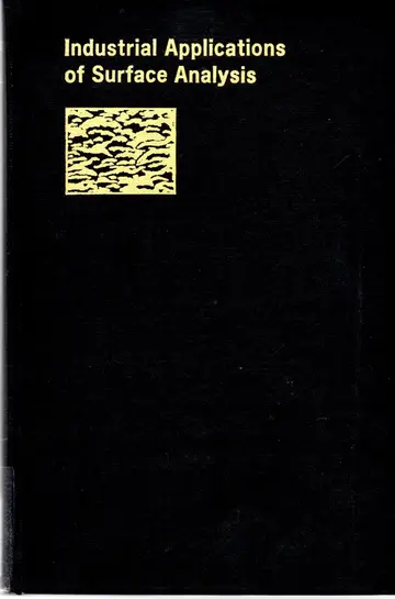 Cover of Industrial Applications of Surface Analysis