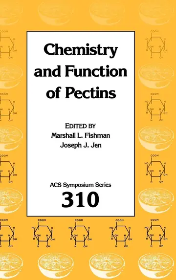 Cover of Chemistry and Function of Pectins