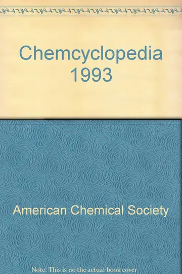Cover of Chemcyclopedia 1993