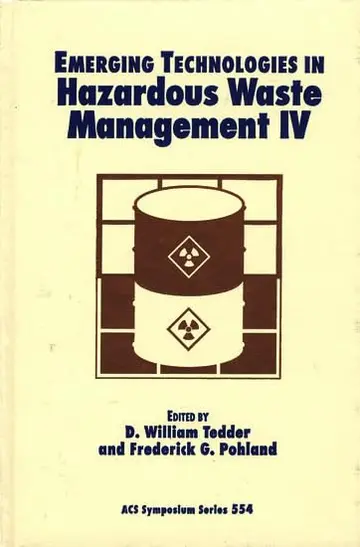 Cover of Emerging Technologies in Hazardous Waste Management IV