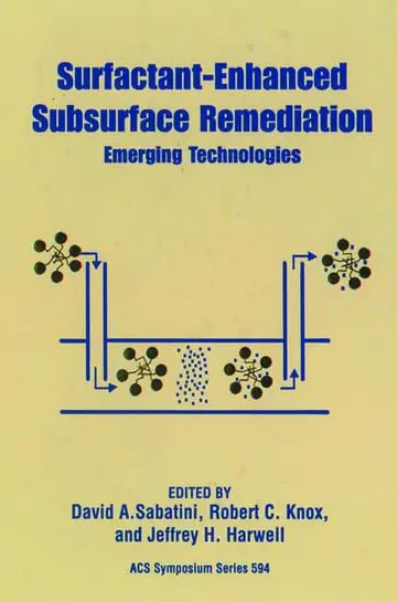 Cover of Surfactant-Enhanced Subsurface Remediation