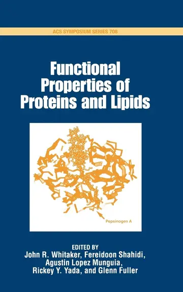 Cover of Functional Properties of Proteins and Lipids