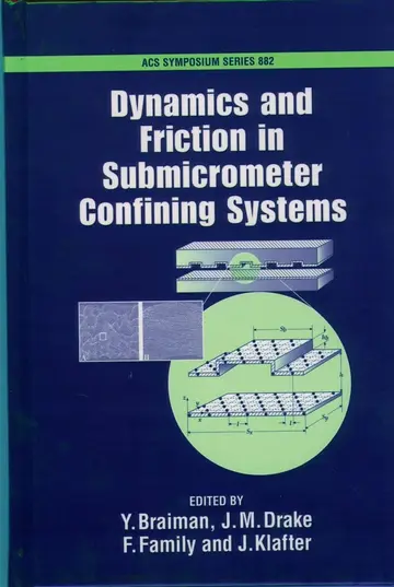 Cover of Dynamics and Friction in Submicrometer Confining Systems