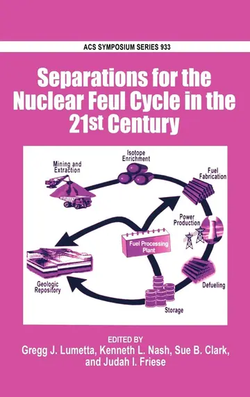Cover of Separations for the Nuclear Fuel Cycle in the 21st Century
