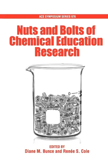 Cover of Nuts and Bolts of Chemical Education Research