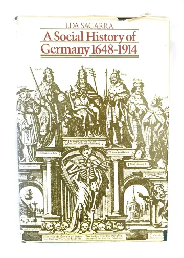 Cover of A social history of Germany, 1648-1914