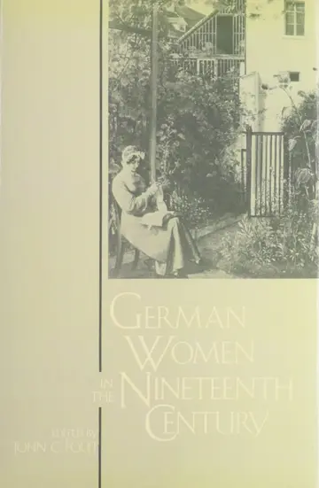 Cover of German Women in the Nineteenth Century