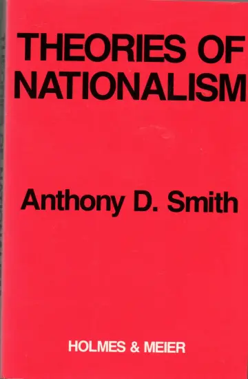 Cover of Theories of Nationalism