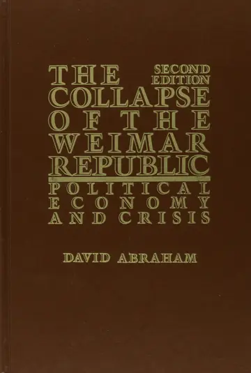 Cover of Collapse of Weimar Republic