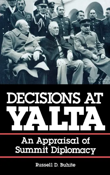 Cover of Decisions at Yalta