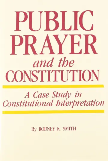 Cover of Public Prayer and the Constitution