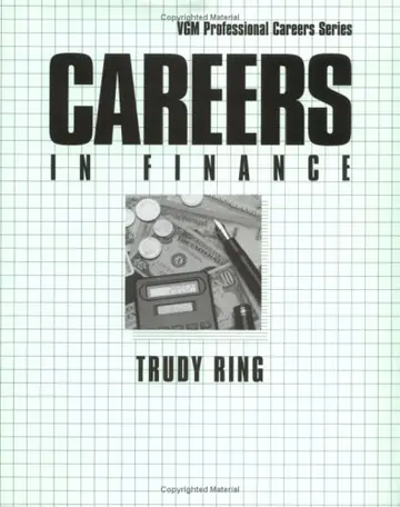 Cover of Careers in Finance