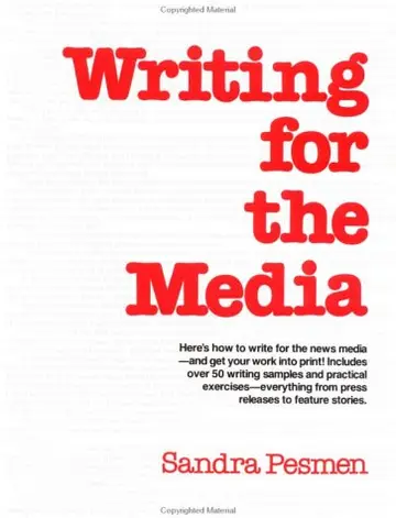 Cover of Writing for the Media