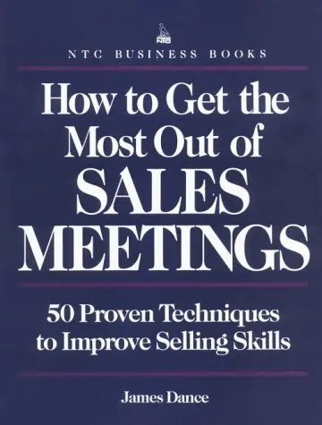 Cover of How to Get the Most Out of Sales Meetings