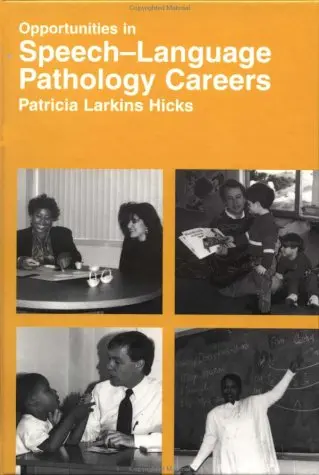 Cover of Opportunities in Speech-Language Pathology Careers